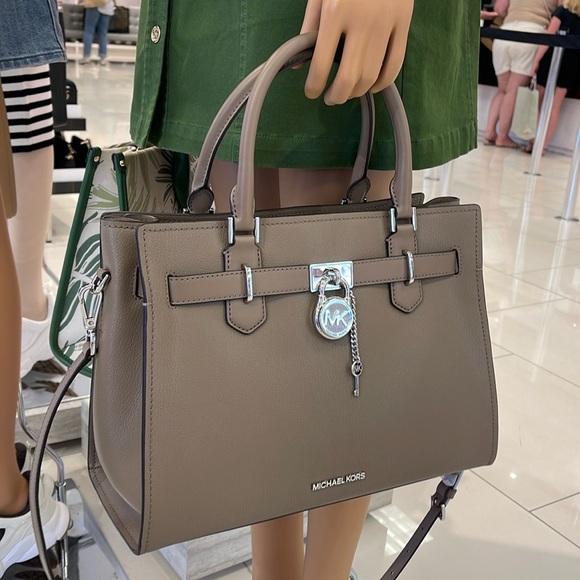 MICHAEL KORS HAMILTON MEDIUM SATCHEL 
 COLOR: Dusk 
NWT - Picture 3 of 16